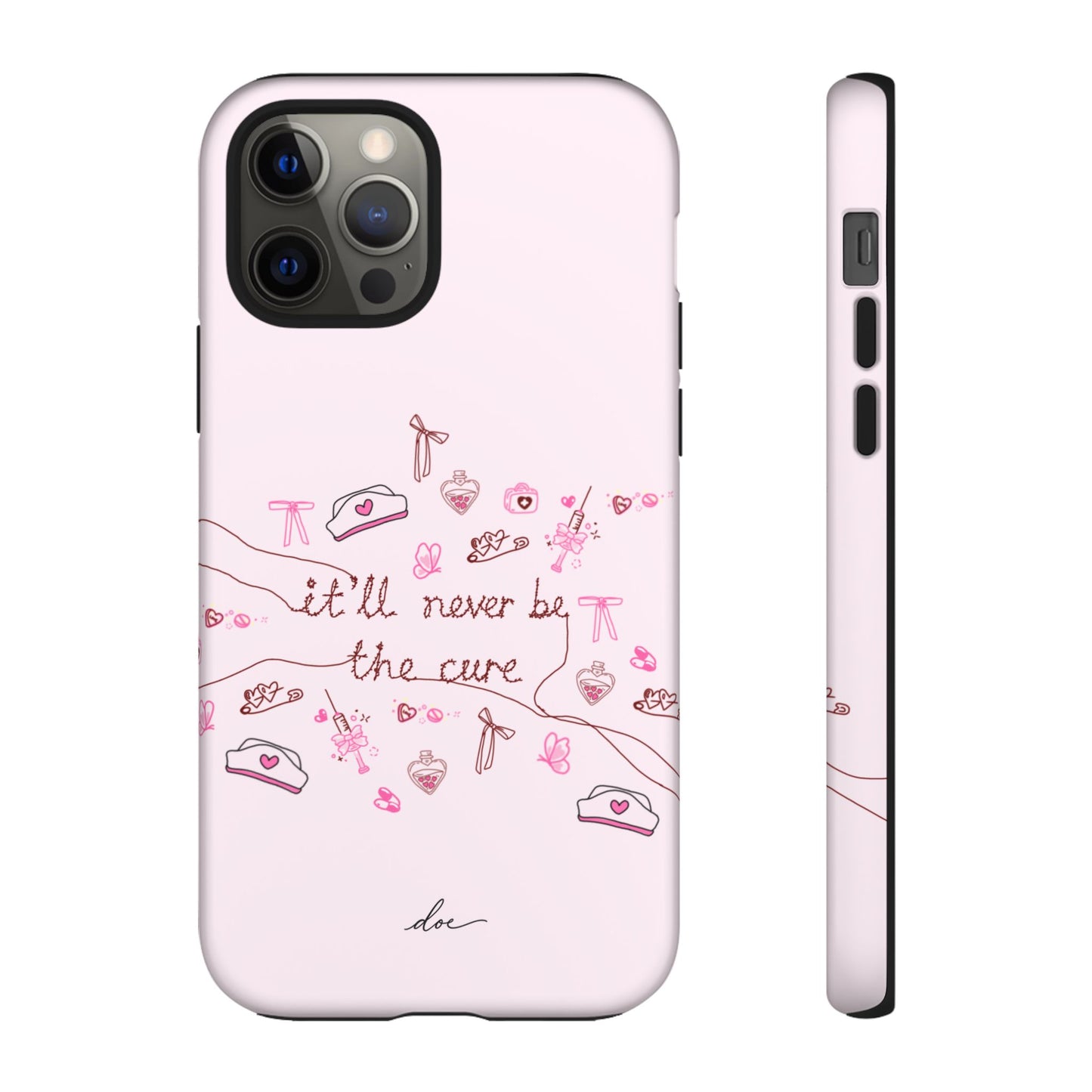 Never The Cure iPhone Case