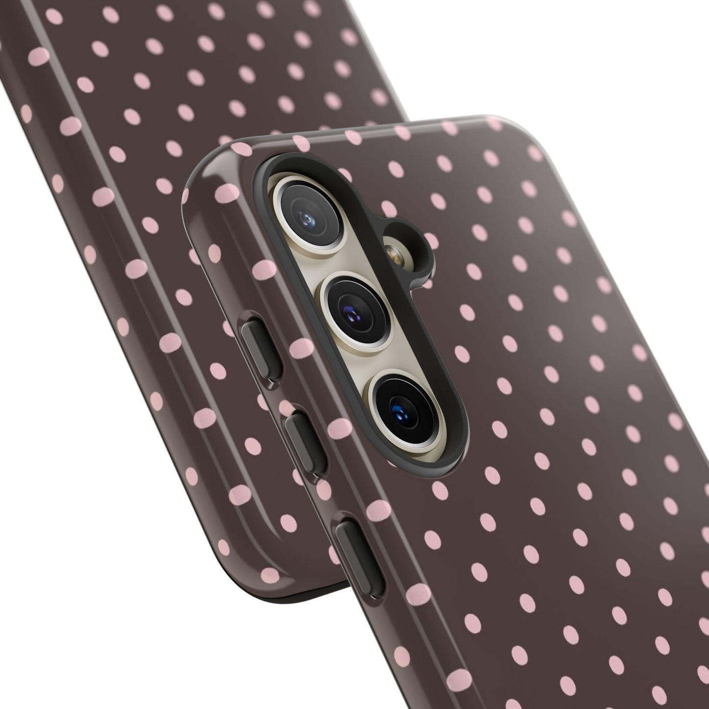 Brown Polka Dot Samsung Case