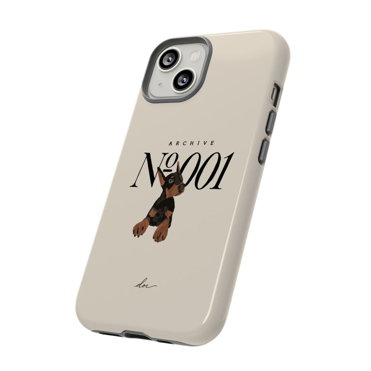 Doberman 001 iPhone Case