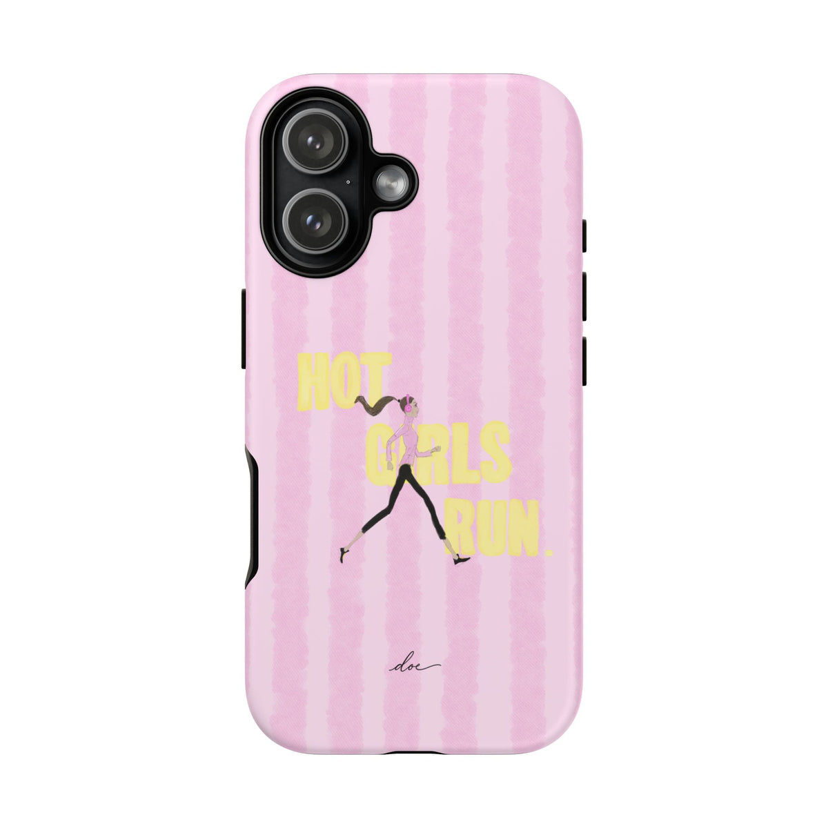 Hot Girls Run iPhone Case