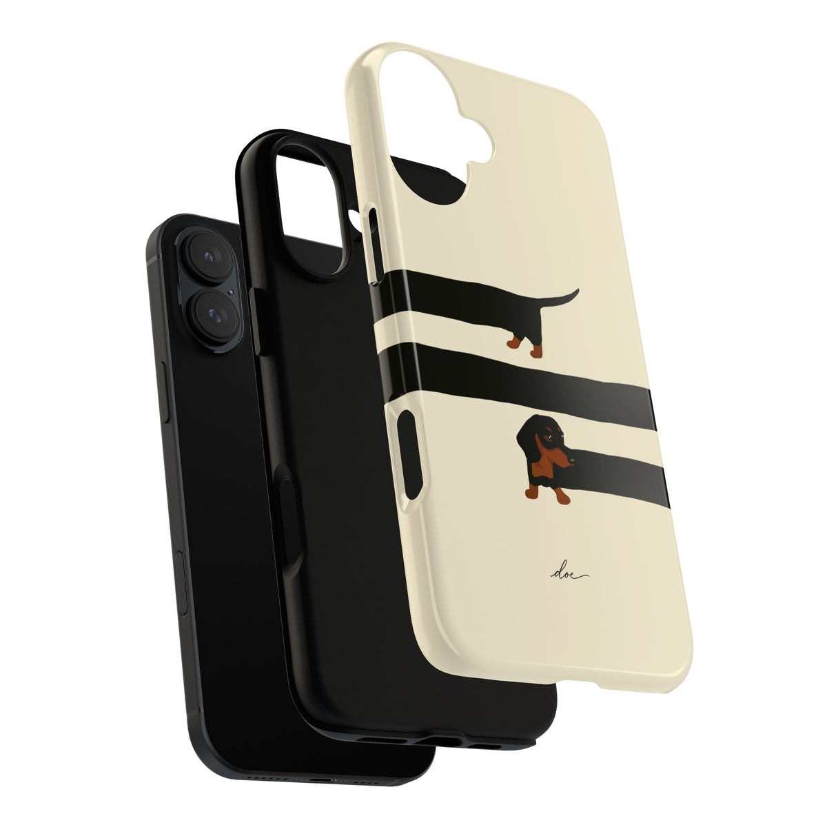 Stretchy The Dachshund iPhone Case