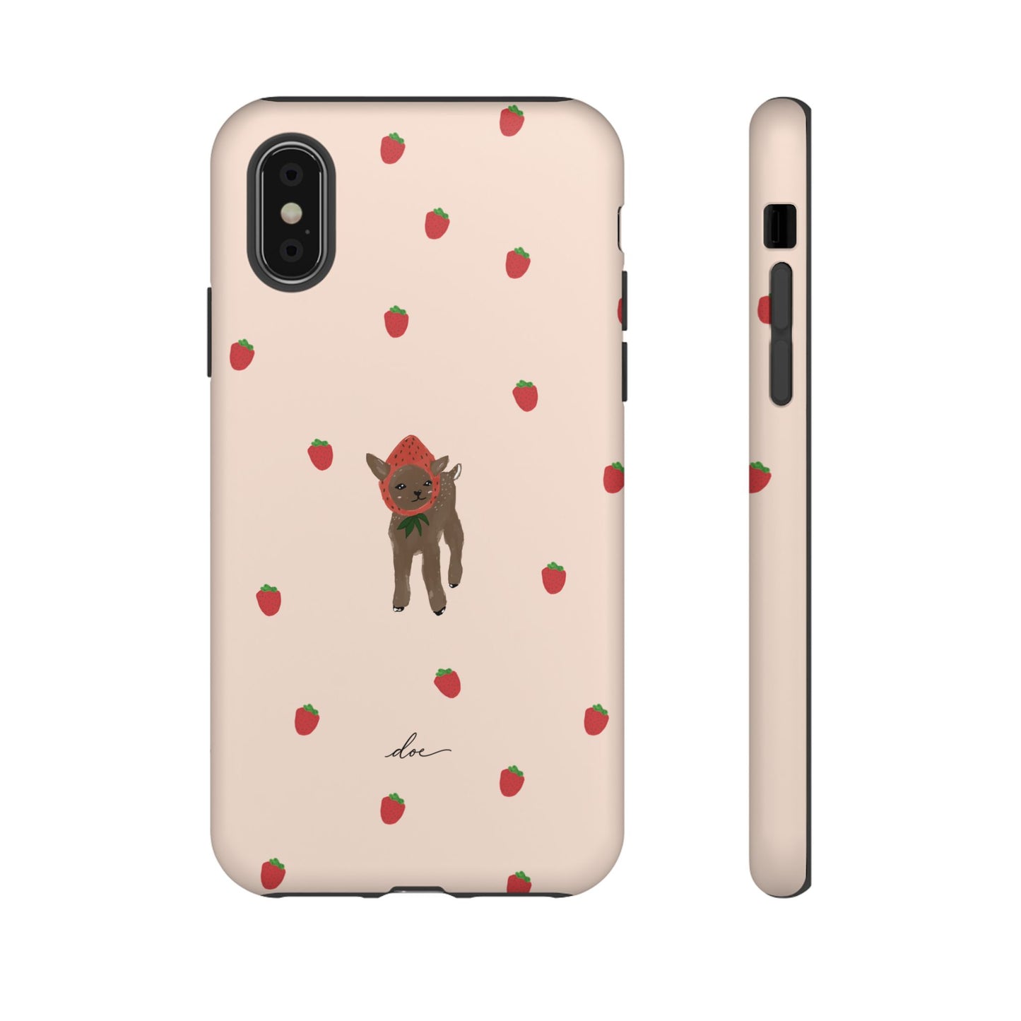 Strawberry Fawn iPhone Case