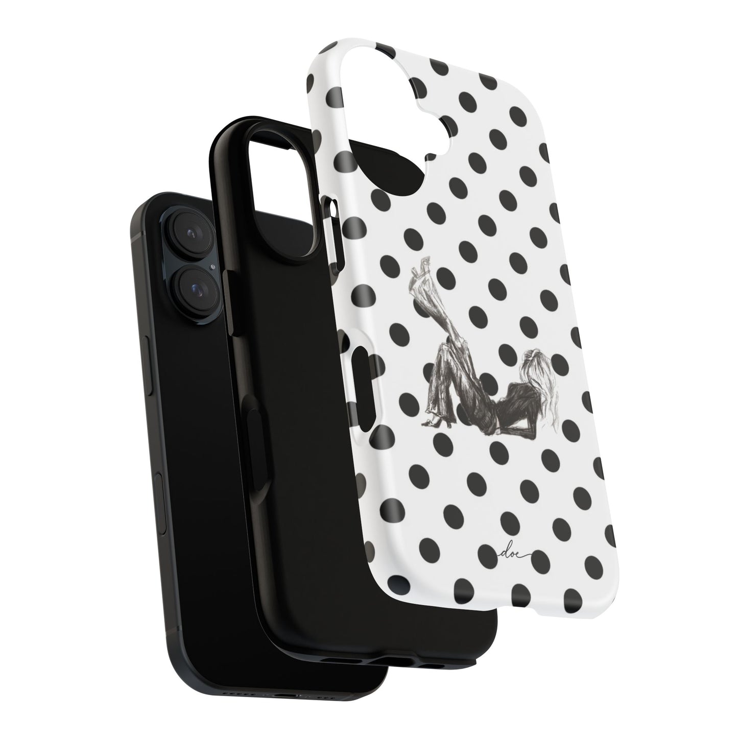 Polka Vouge Club iPhone Case