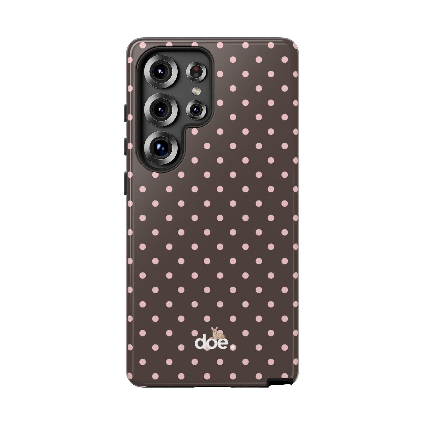 Brown Polka Dot Samsung Case