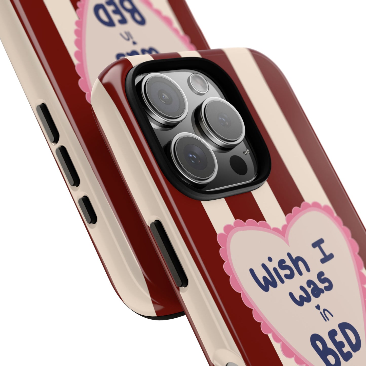 Wish I Was In Bed iPhone Case