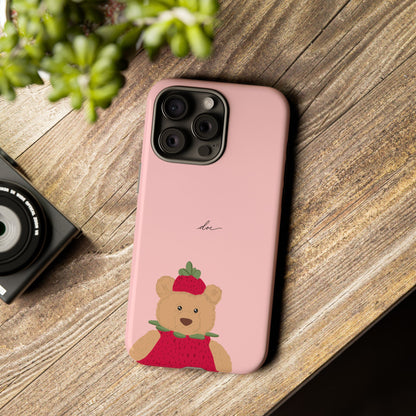 Strawberry Bear iPhone Case