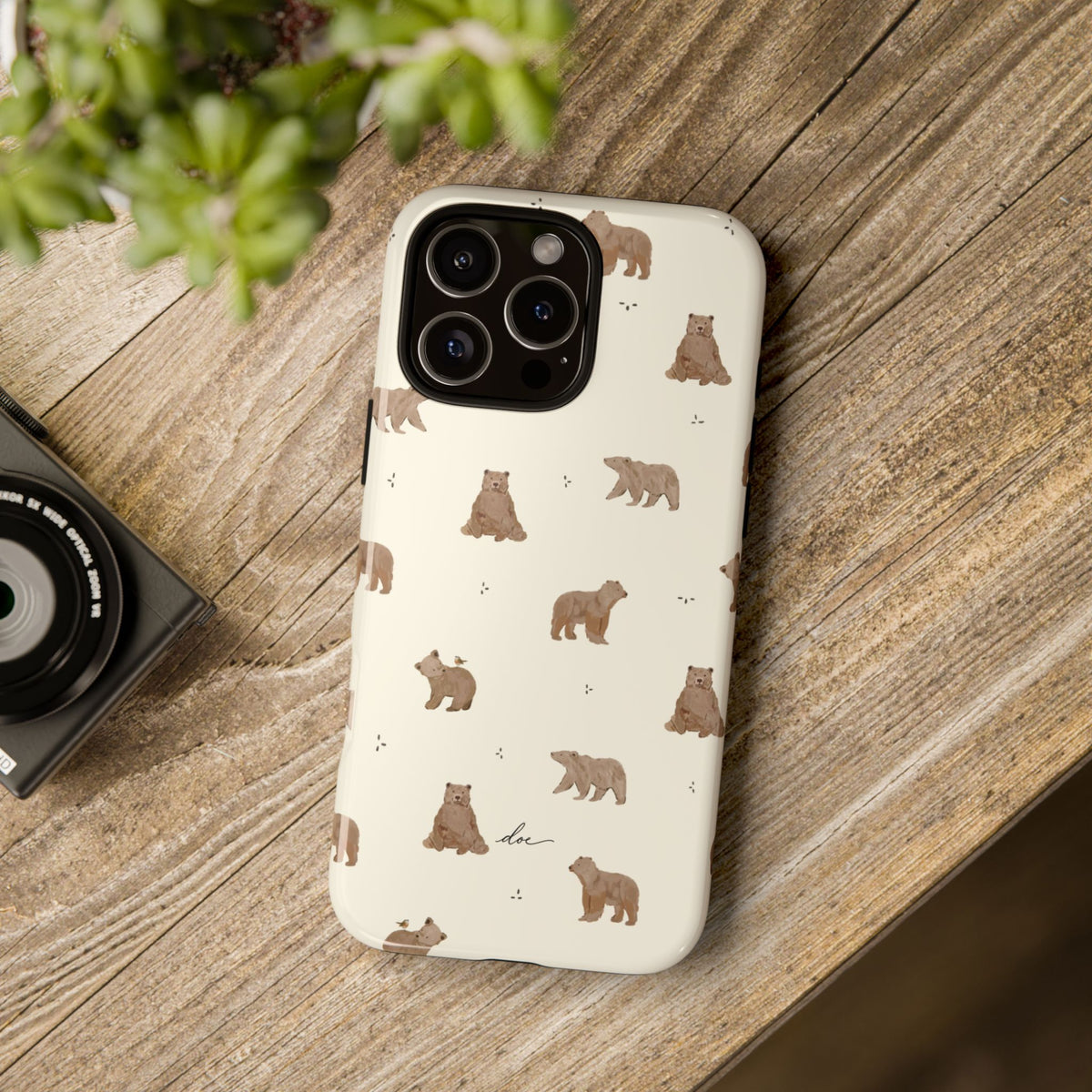 Brown Bears iPhone Case