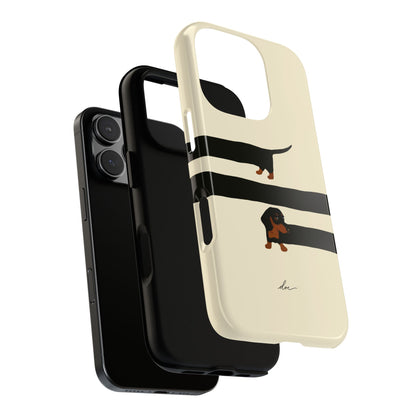 Stretchy The Dachshund iPhone Case