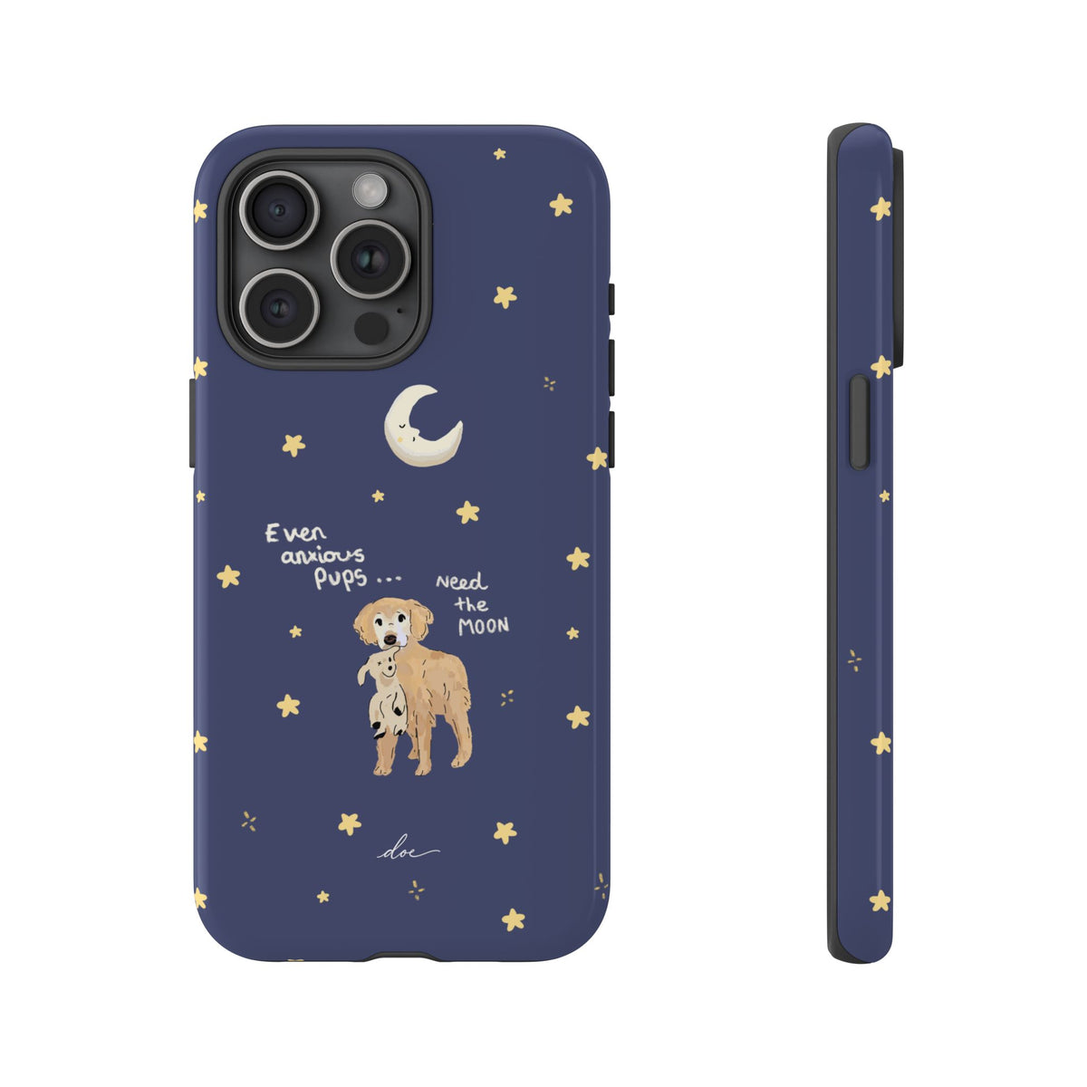 Anxious Pup iPhone Case