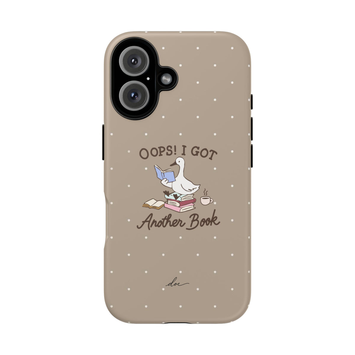 Oops Another Book! iPhone Case