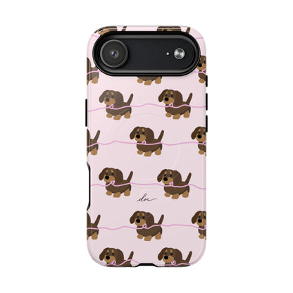 Pink Dachshunds Magsafe Case