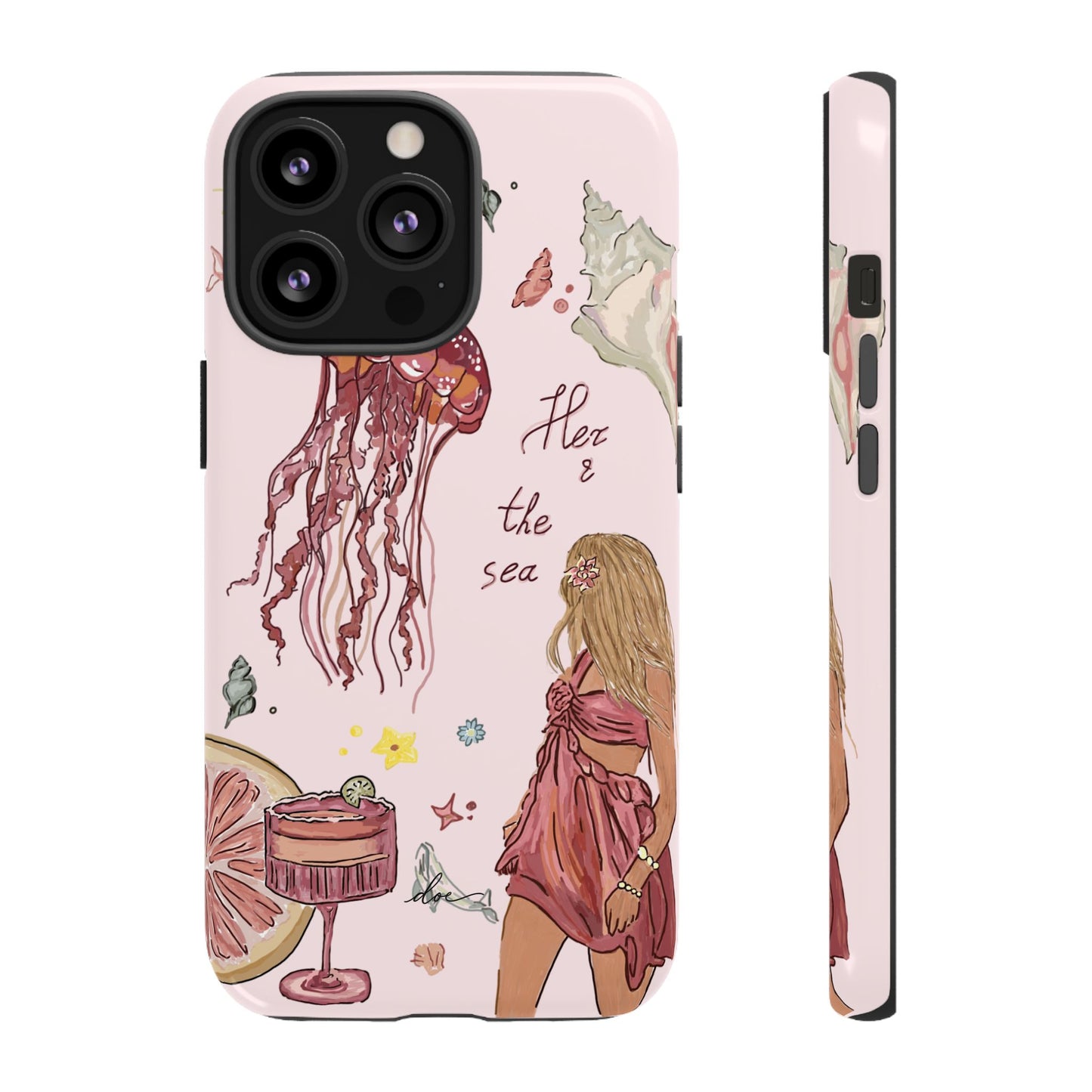 Her & The Sea iPhone Case