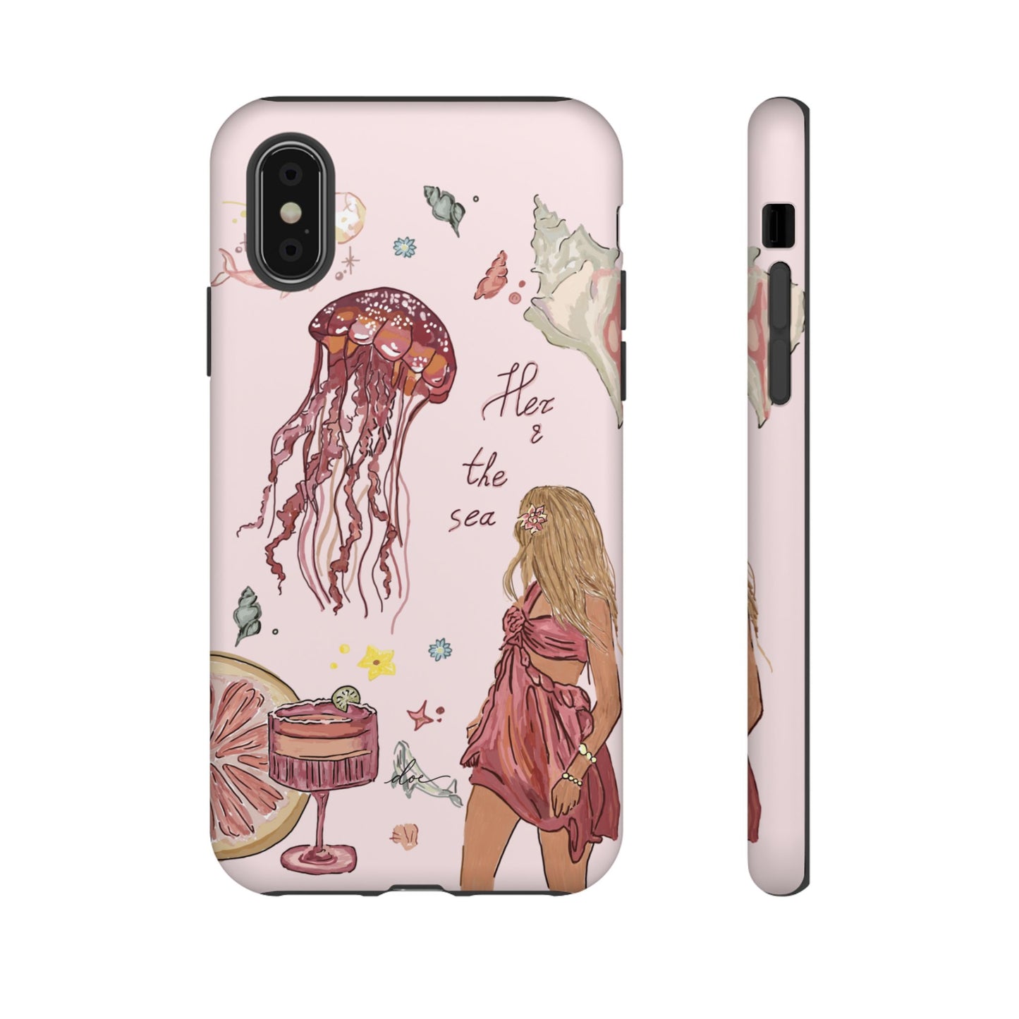 Her & The Sea iPhone Case