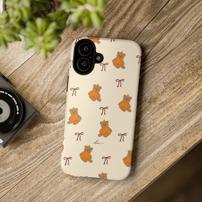 Pumpkin Bows iPhone Case