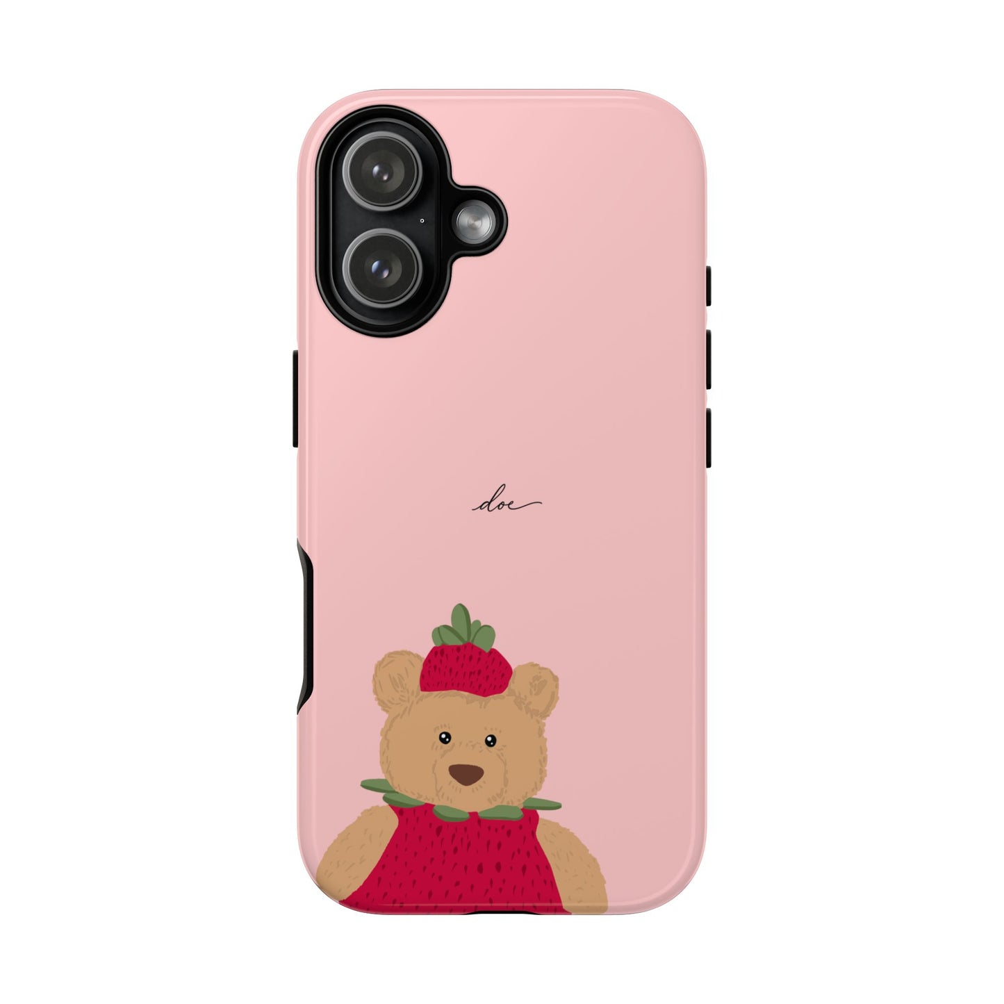 Strawberry Bear iPhone Case
