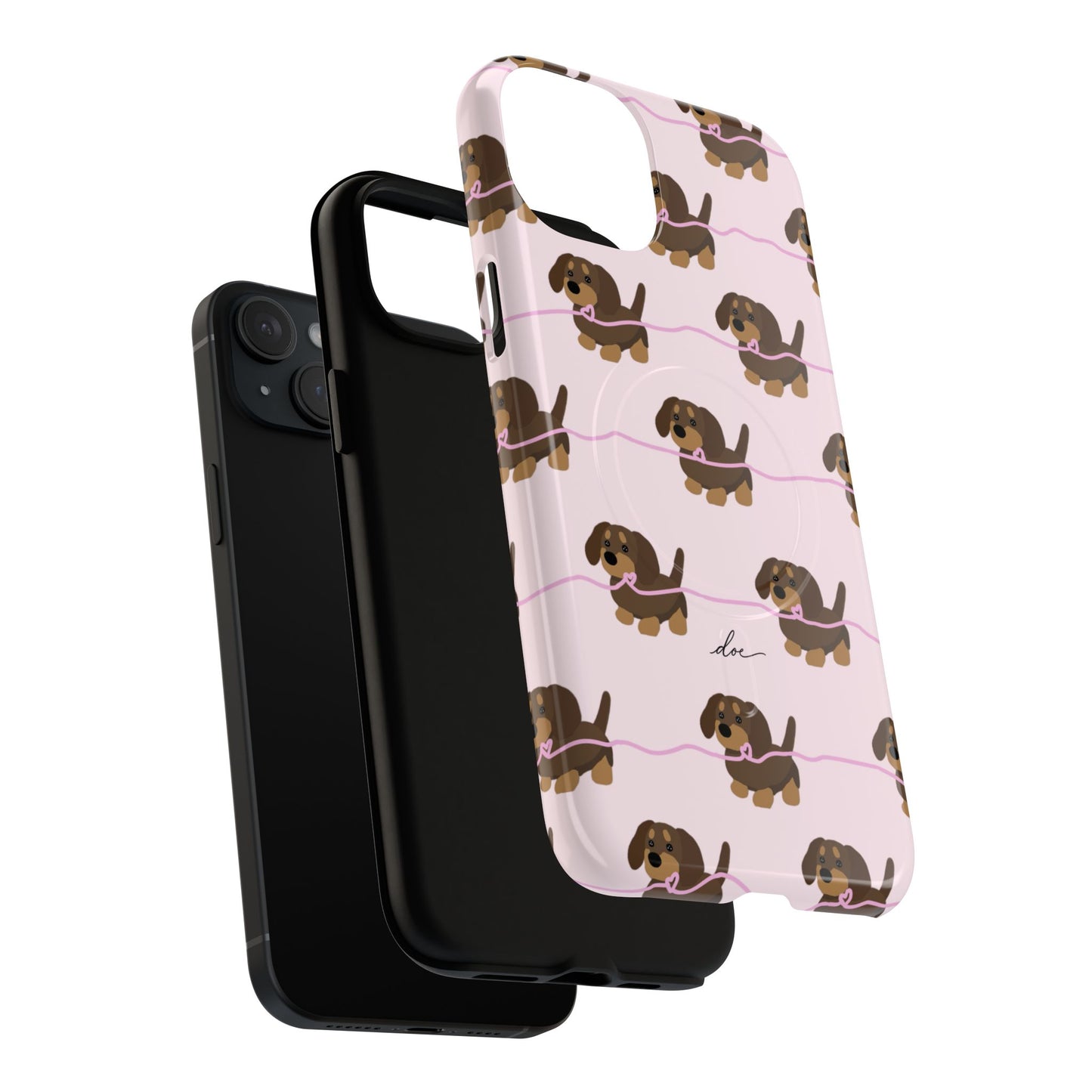 Pink Dachshunds Magsafe Case