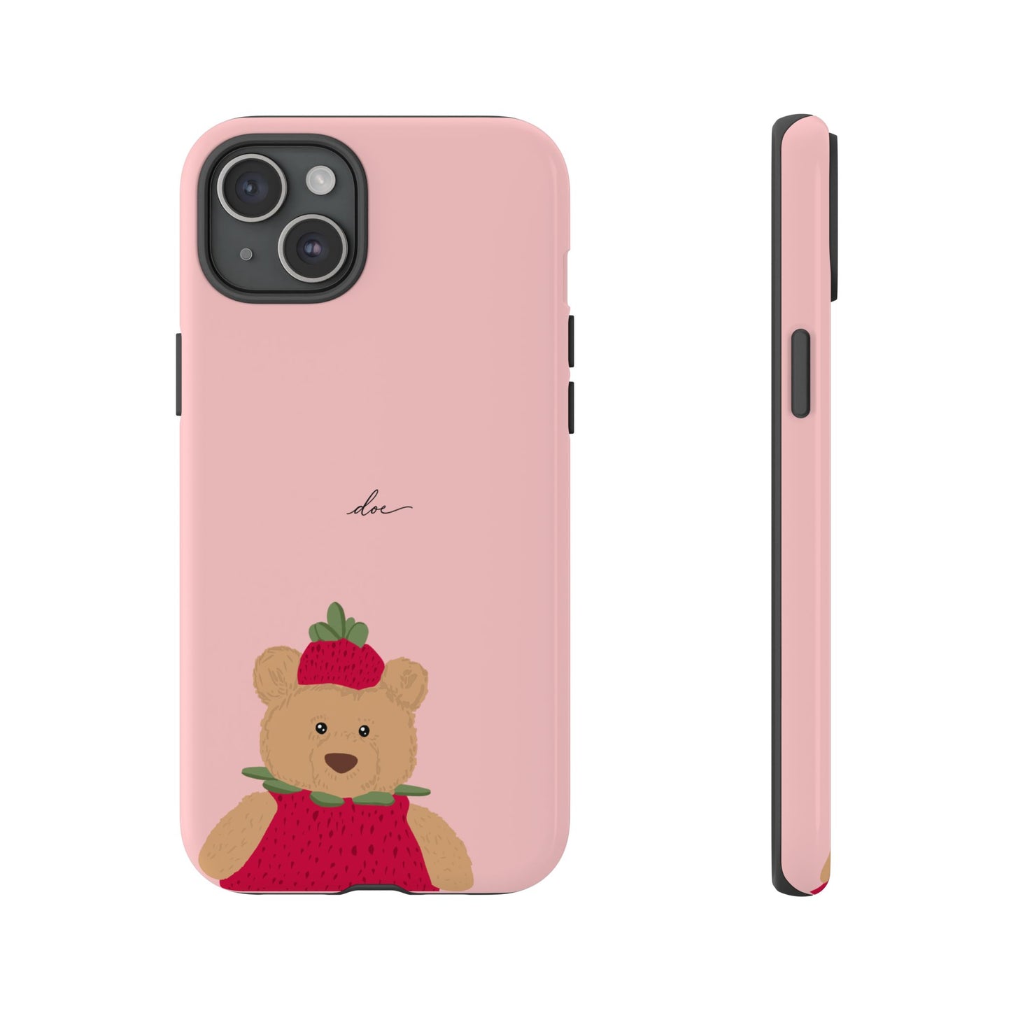 Strawberry Bear iPhone Case