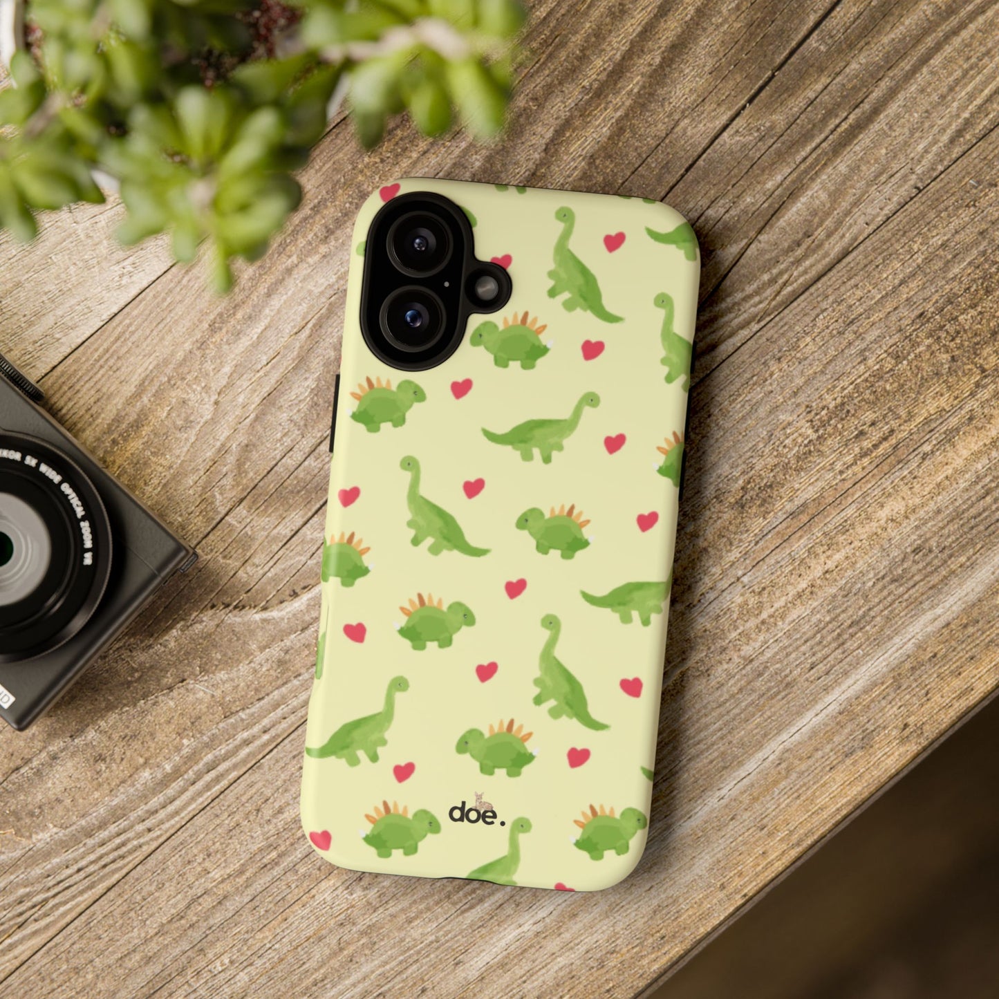 Dino Doodles iPhone Case