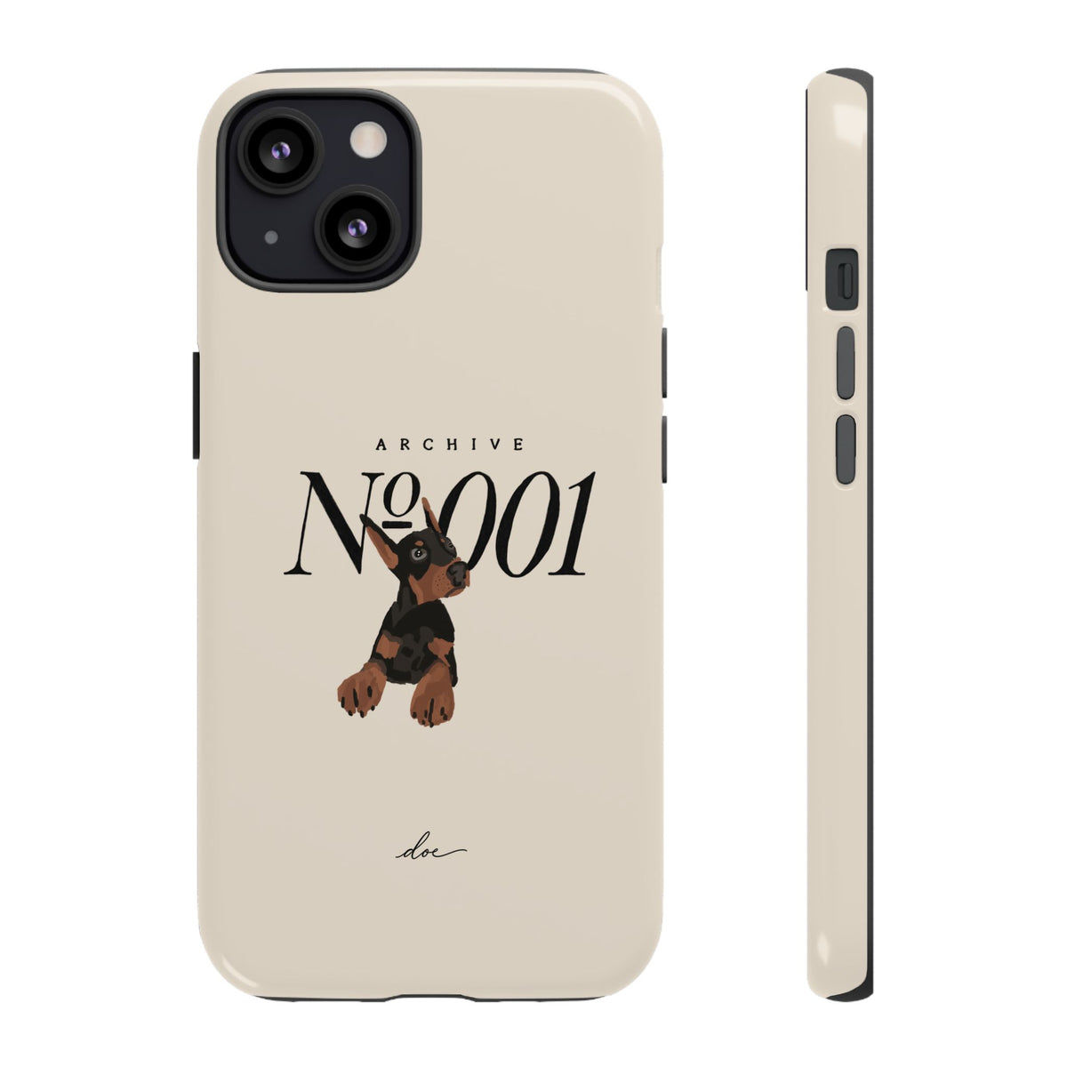Doberman 001 iPhone Case