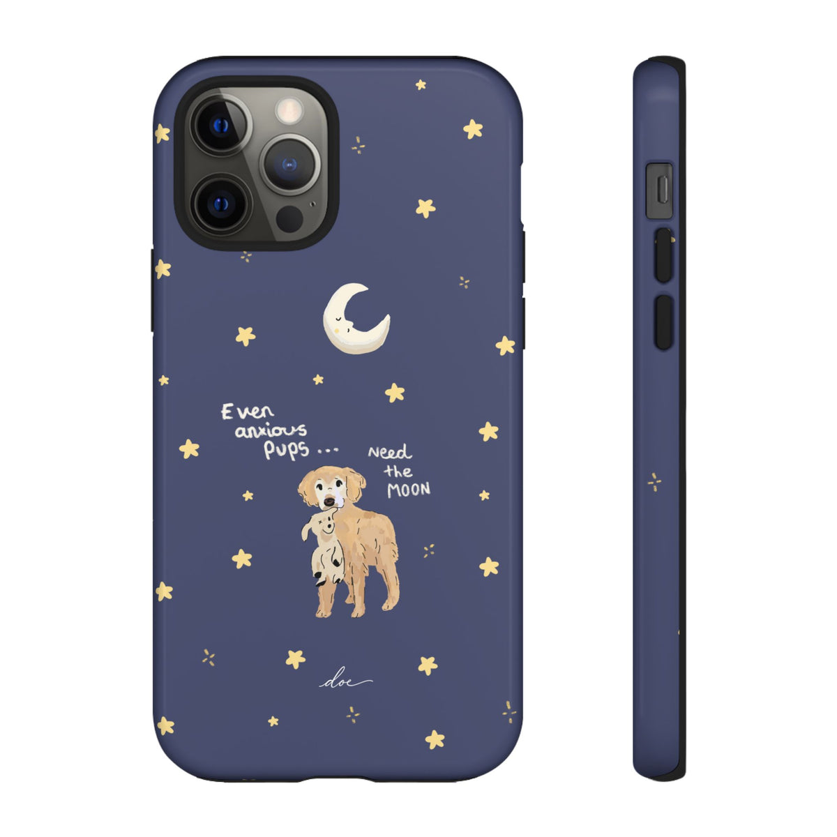 Anxious Pup iPhone Case