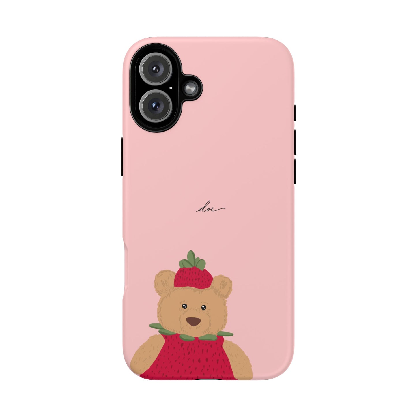 Strawberry Bear iPhone Case