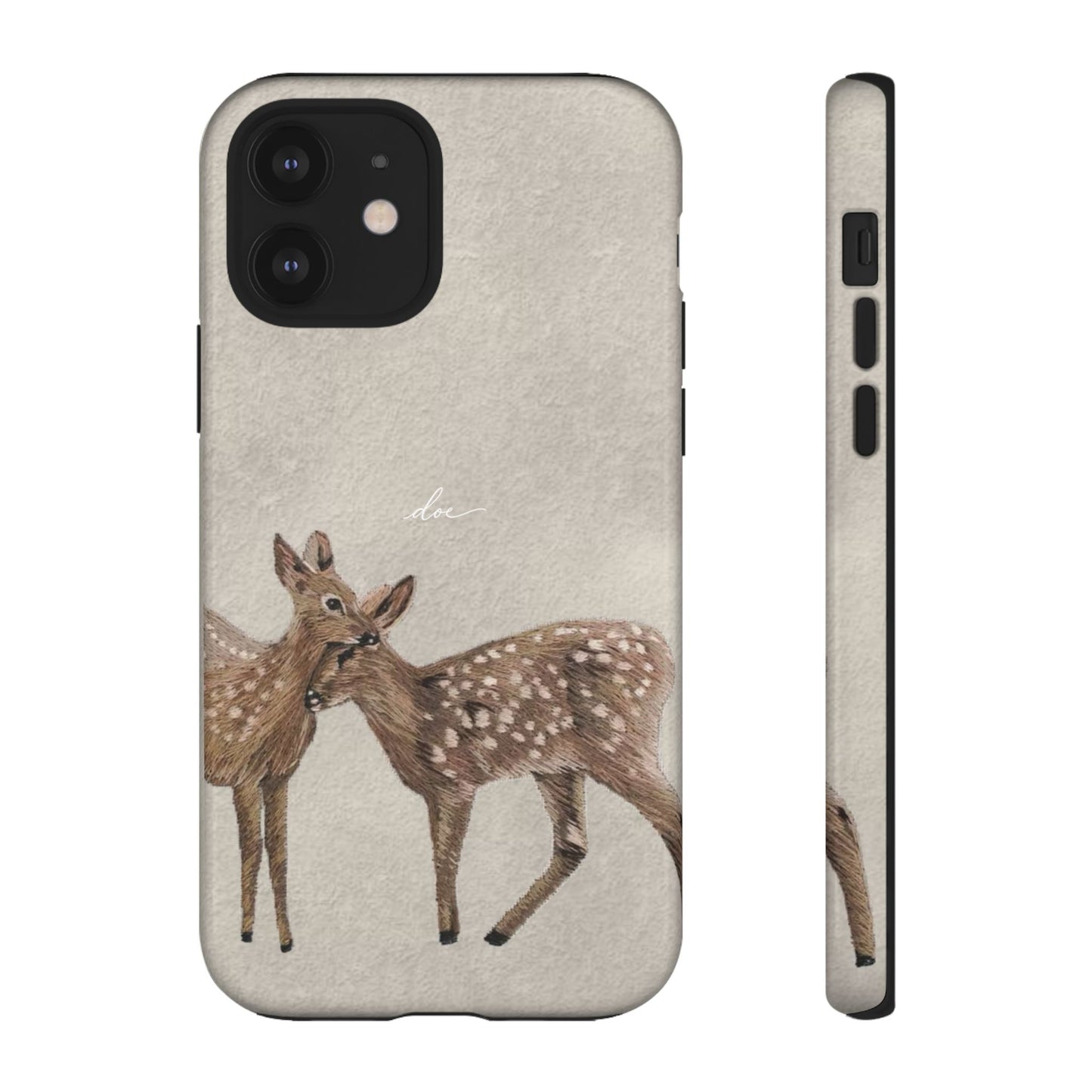 Deer Duo iPhone Case
