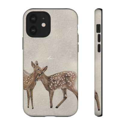 Deer Duo iPhone Case