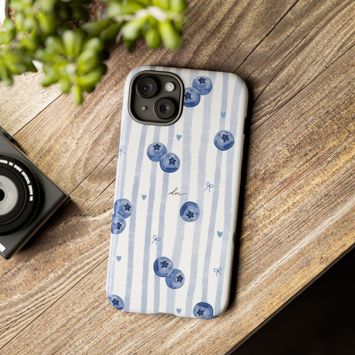 Blueberries iPhone Case