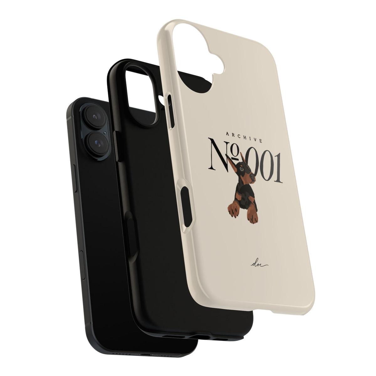 Doberman 001 iPhone Case