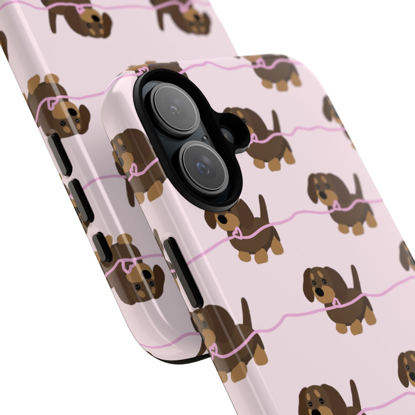 Pink Dachshunds iPhone Case