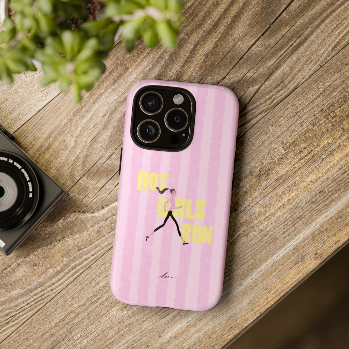 Hot Girls Run iPhone Case