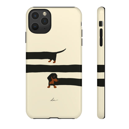 Stretchy The Dachshund iPhone Case