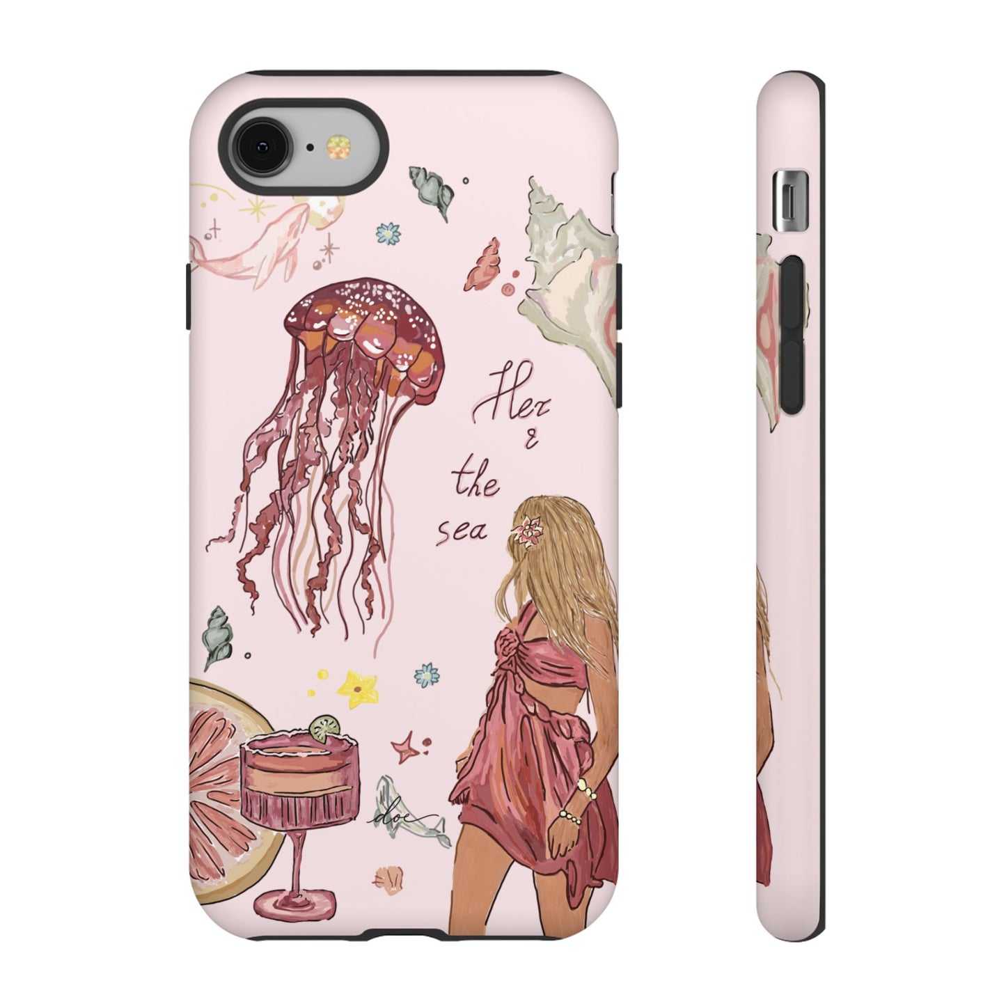 Her & The Sea iPhone Case