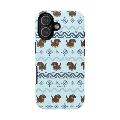 Christmas Dachshunds iPhone Case