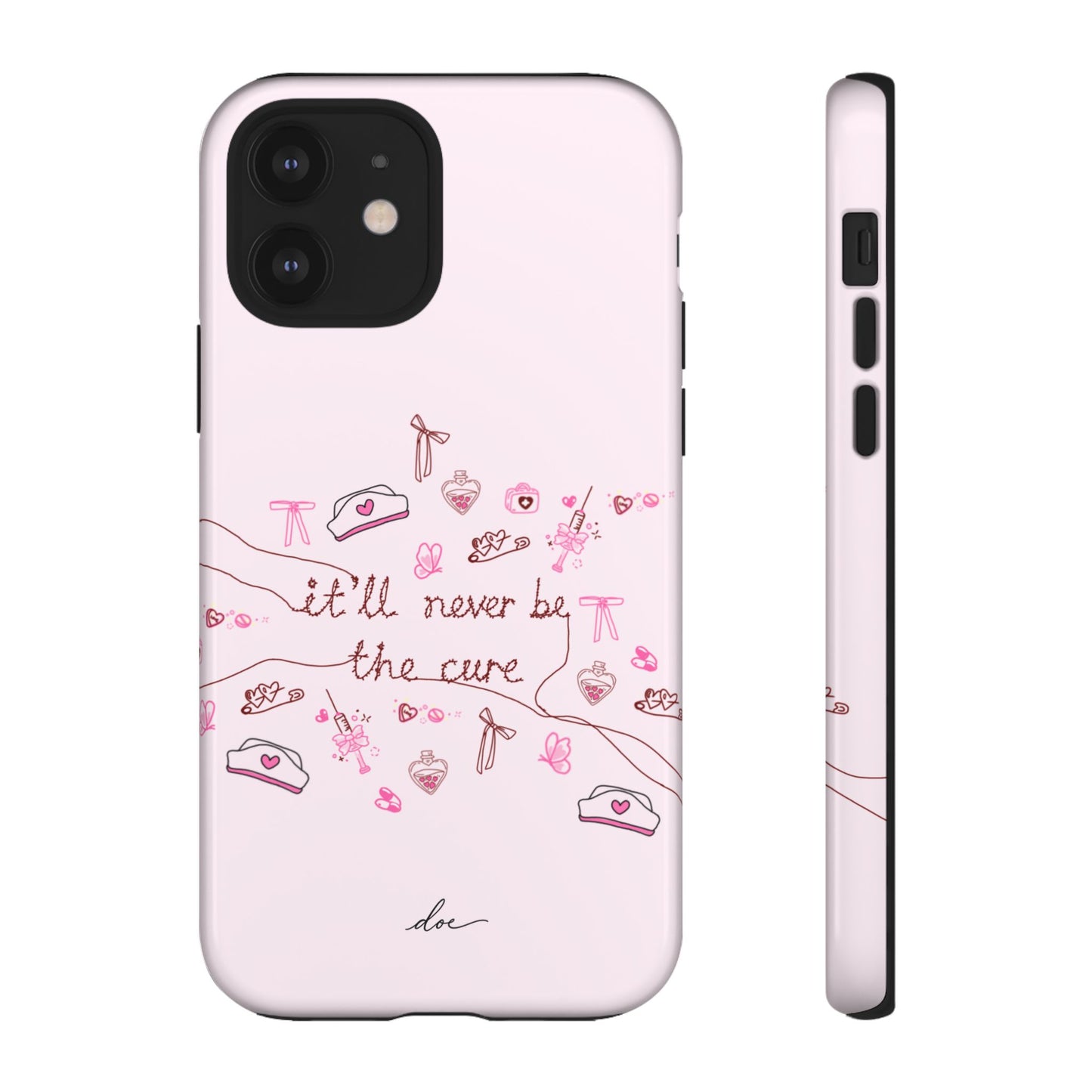 Never The Cure iPhone Case
