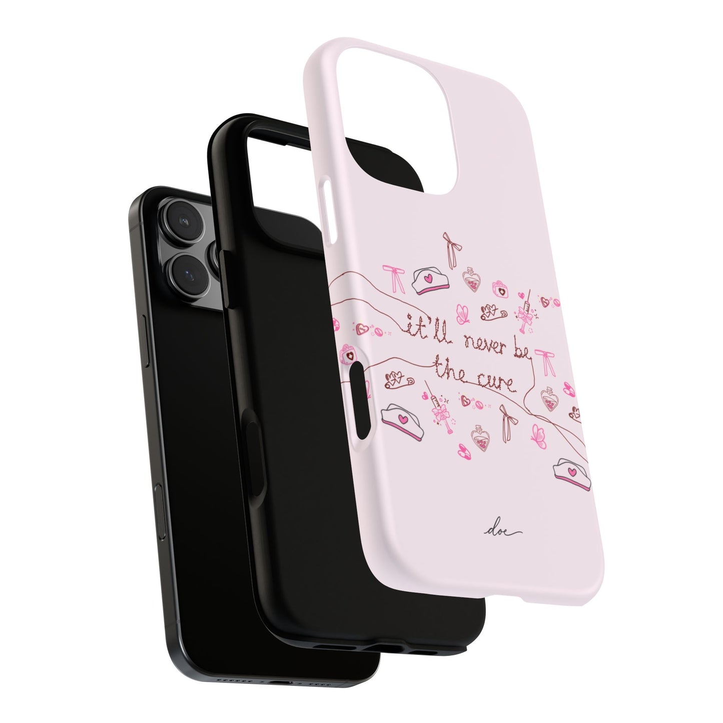 Never The Cure iPhone Case