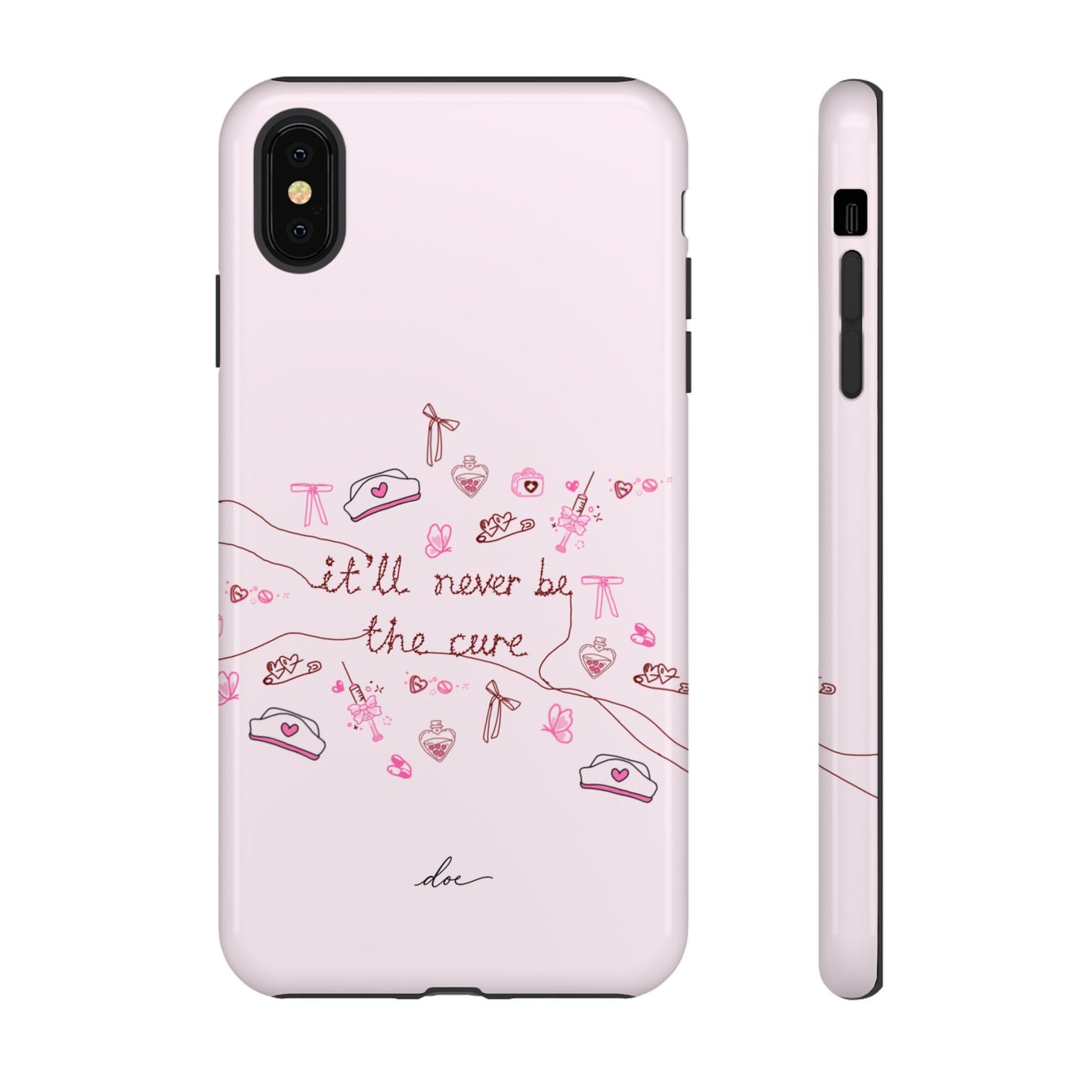 Never The Cure iPhone Case
