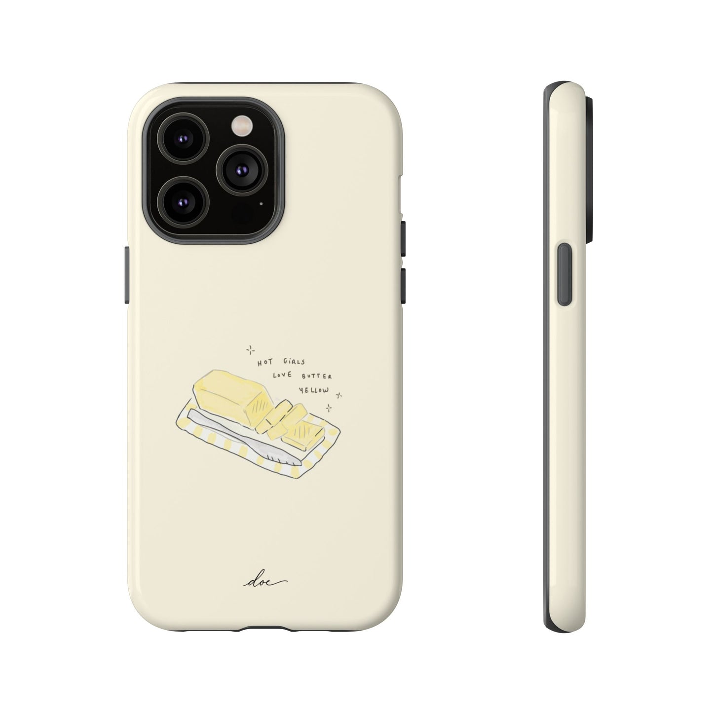 Butter Yellow iPhone Case