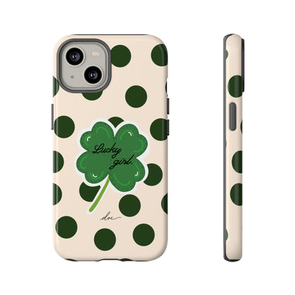 Lucky Girl iPhone Case