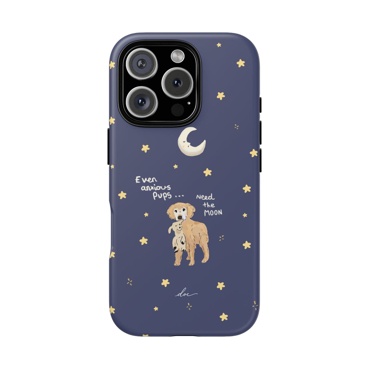 Anxious Pup iPhone Case