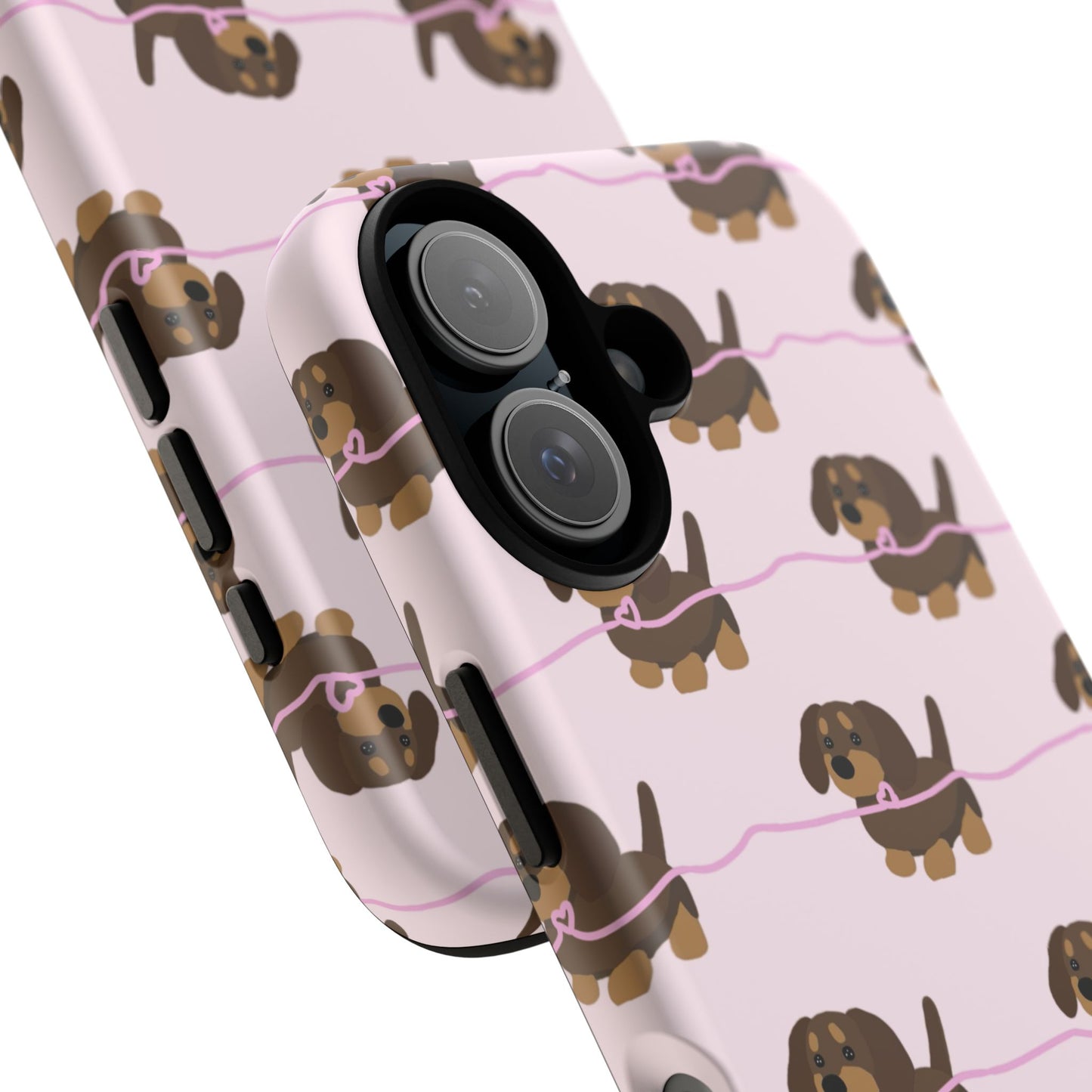Pink Dachshunds iPhone Case