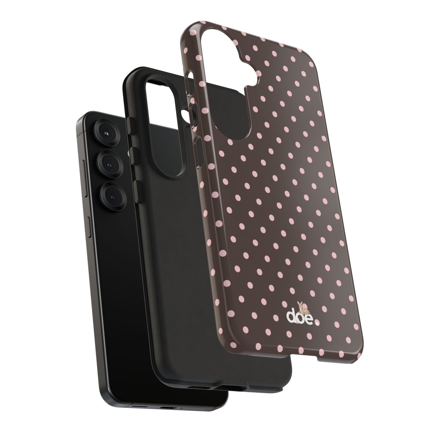 Brown Polka Dot Samsung Case