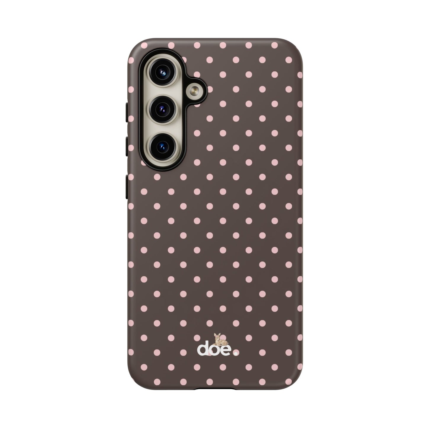 Brown Polka Dot Samsung Case
