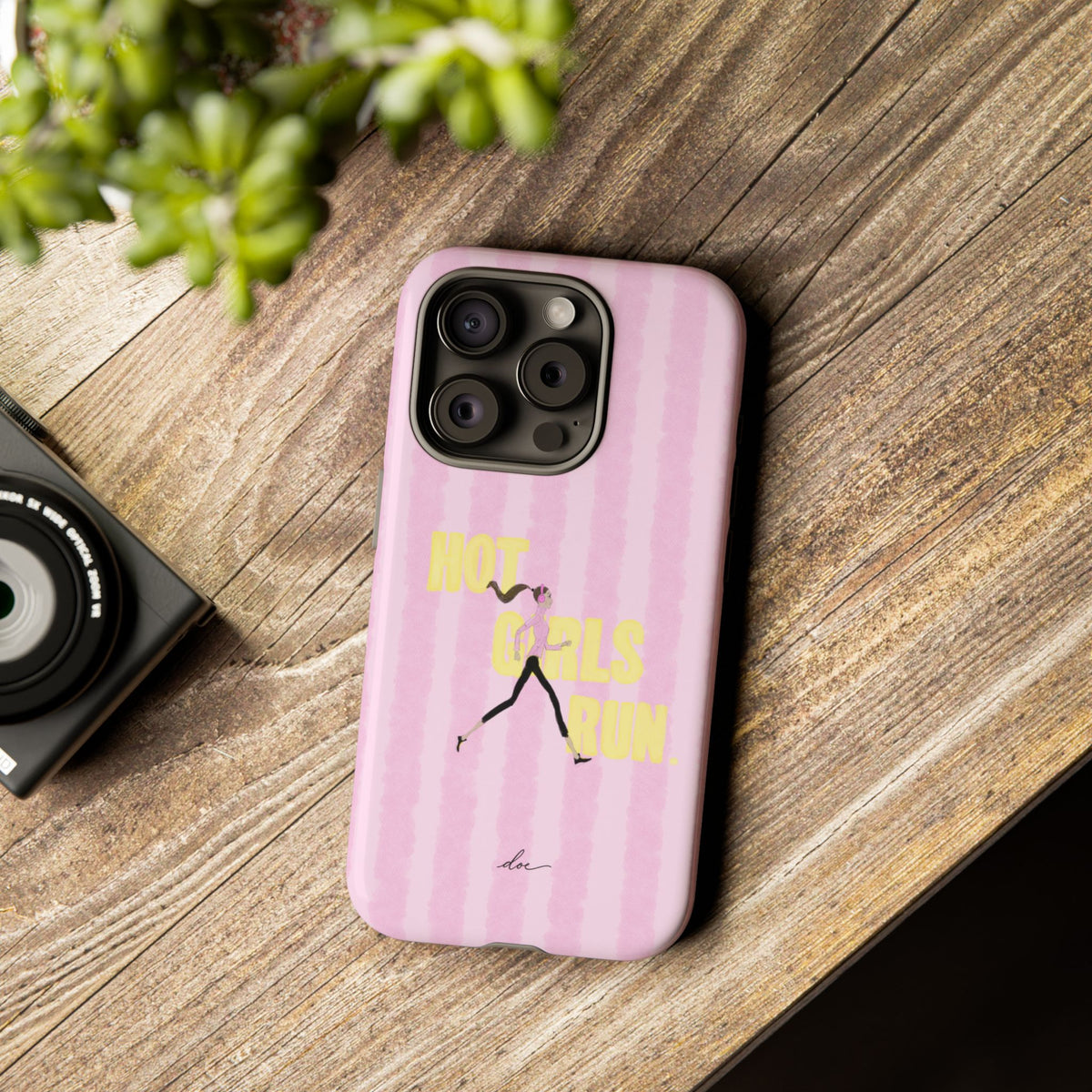 Hot Girls Run iPhone Case