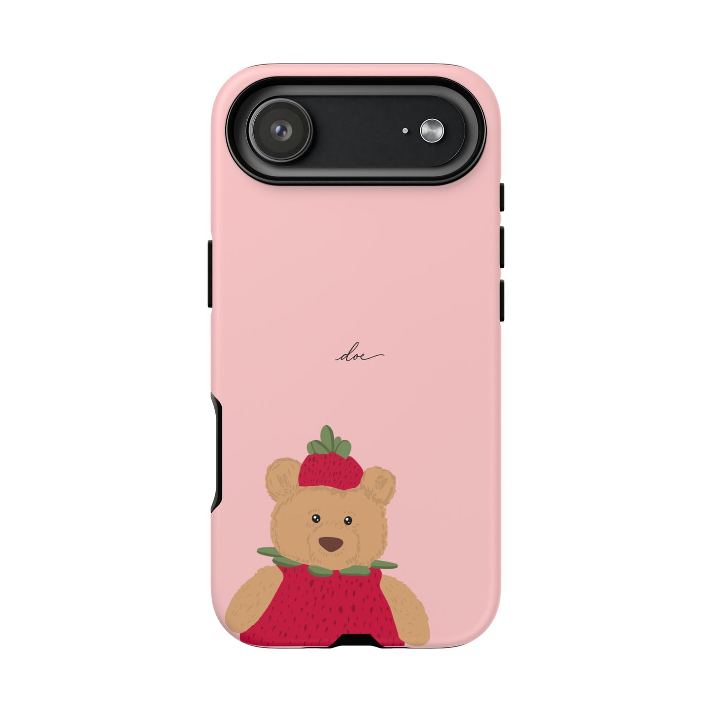 Strawberry Bear iPhone Case