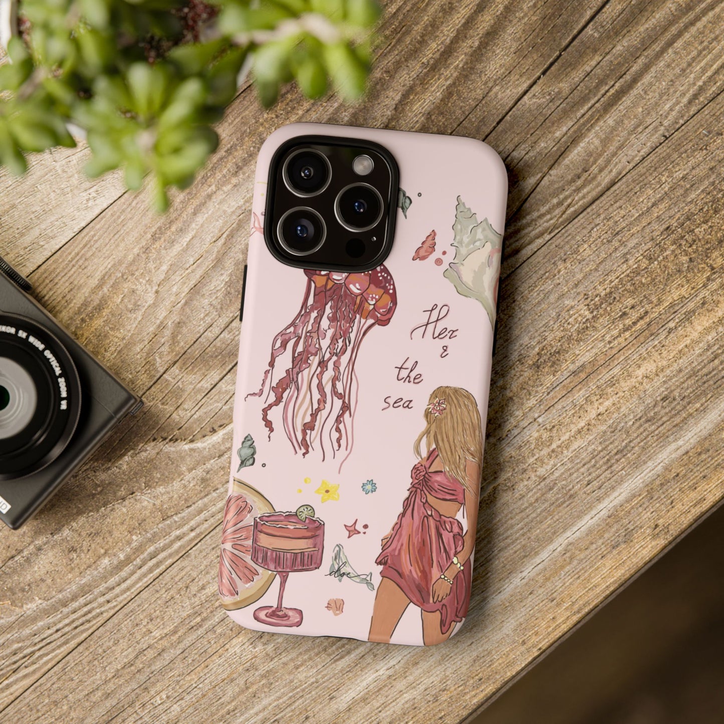 Her & The Sea iPhone Case