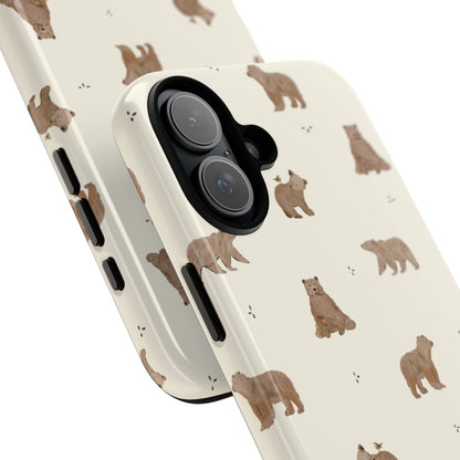 Brown Bears iPhone Case