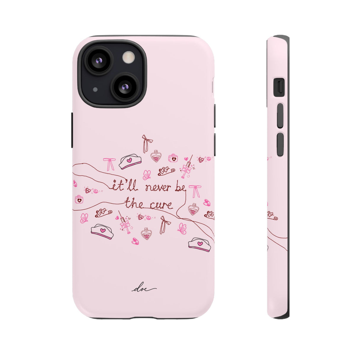 Never The Cure iPhone Case