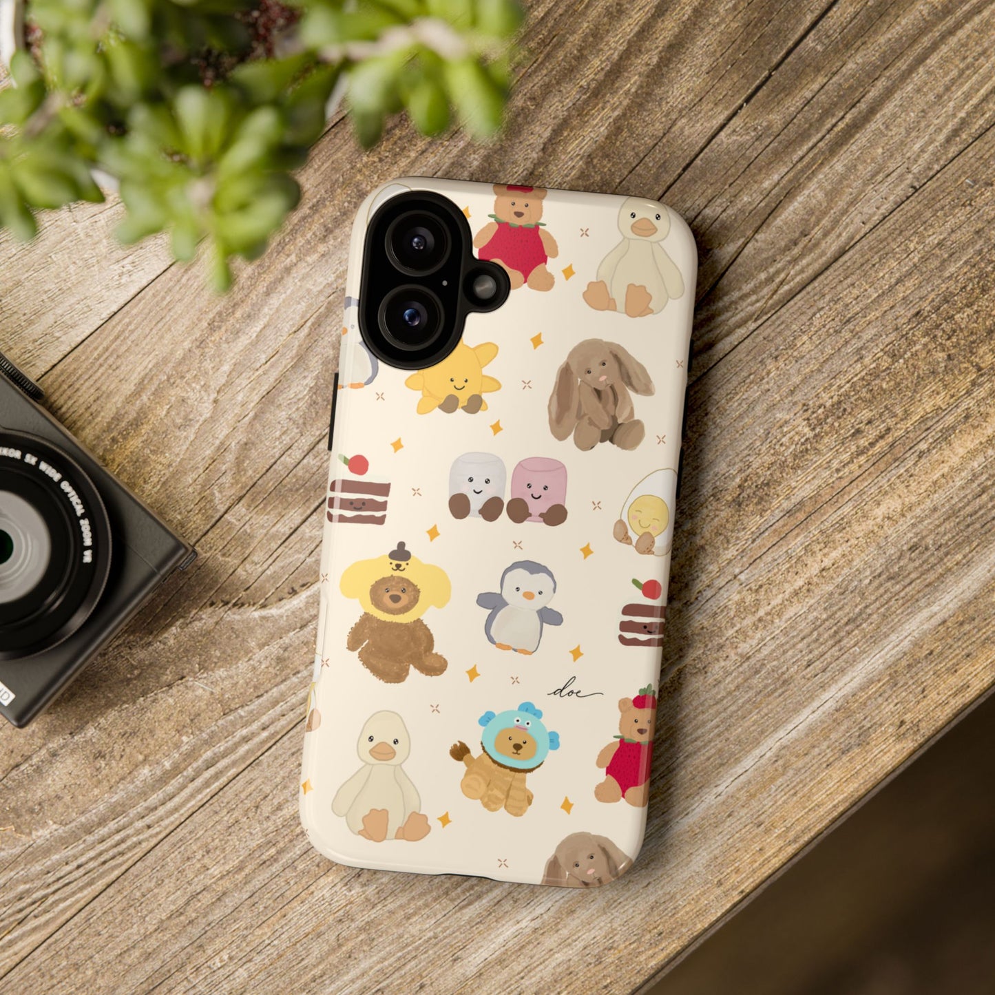 Teddy Chaos iPhone Case