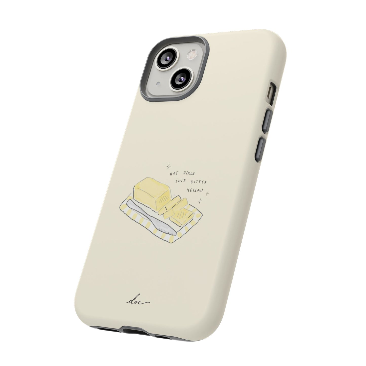 Butter Yellow iPhone Case
